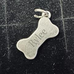 James Avery Engraved Dog Bone Charm